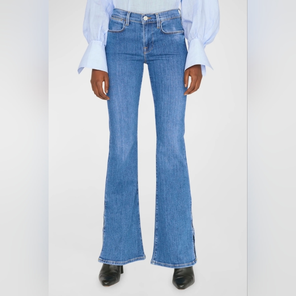 Frame Le High Flare Jeans Samson Size 24 Bnwt